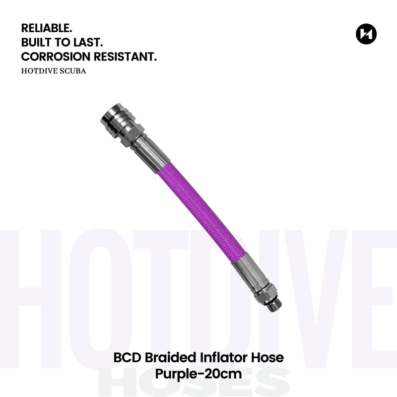BCD Braided Inflator Hose - 18