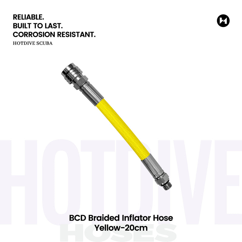 BCD Braided Inflator Hose - 15