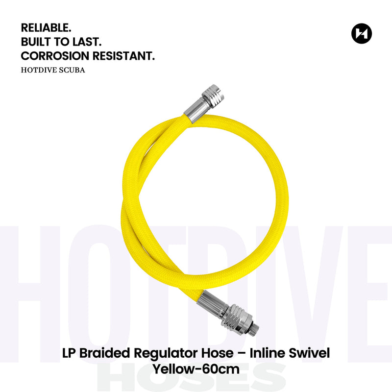LP Braided Regulator Hose – Inline Swivel - 25
