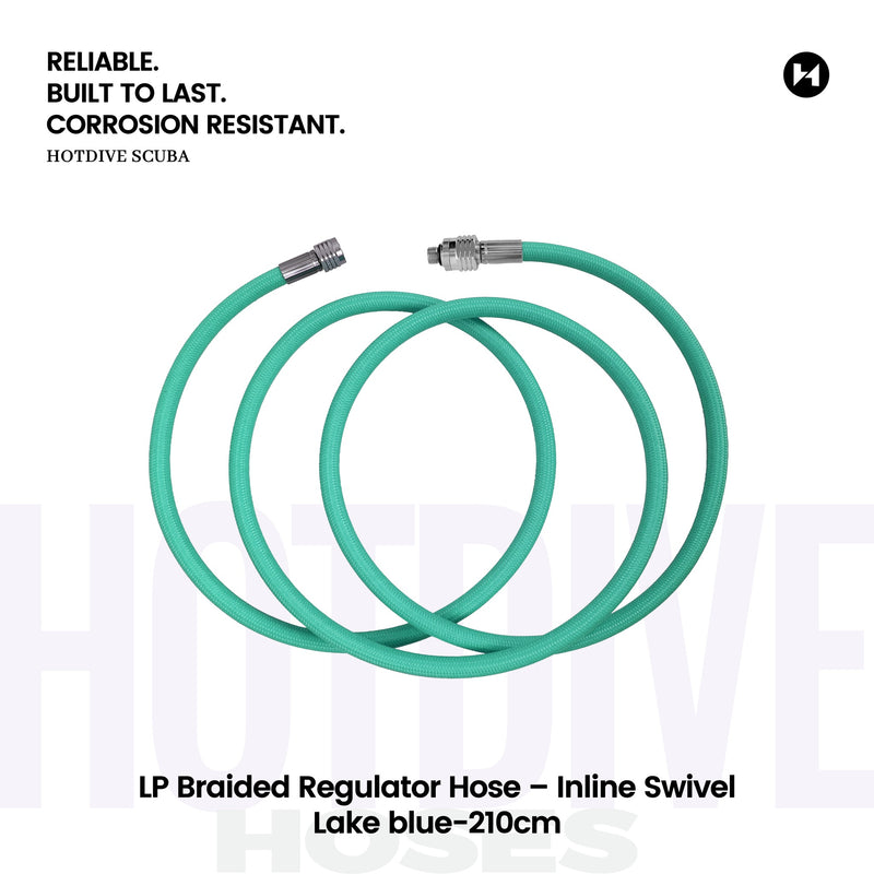LP Braided Regulator Hose – Inline Swivel - 109