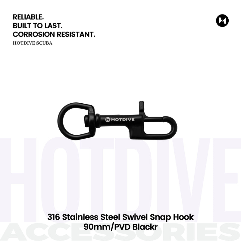 316 Stainless Steel Swivel Snap Hook - 4