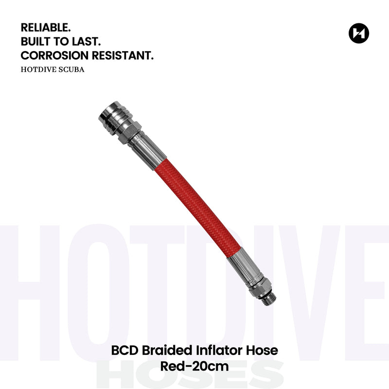 BCD Braided Inflator Hose - 14