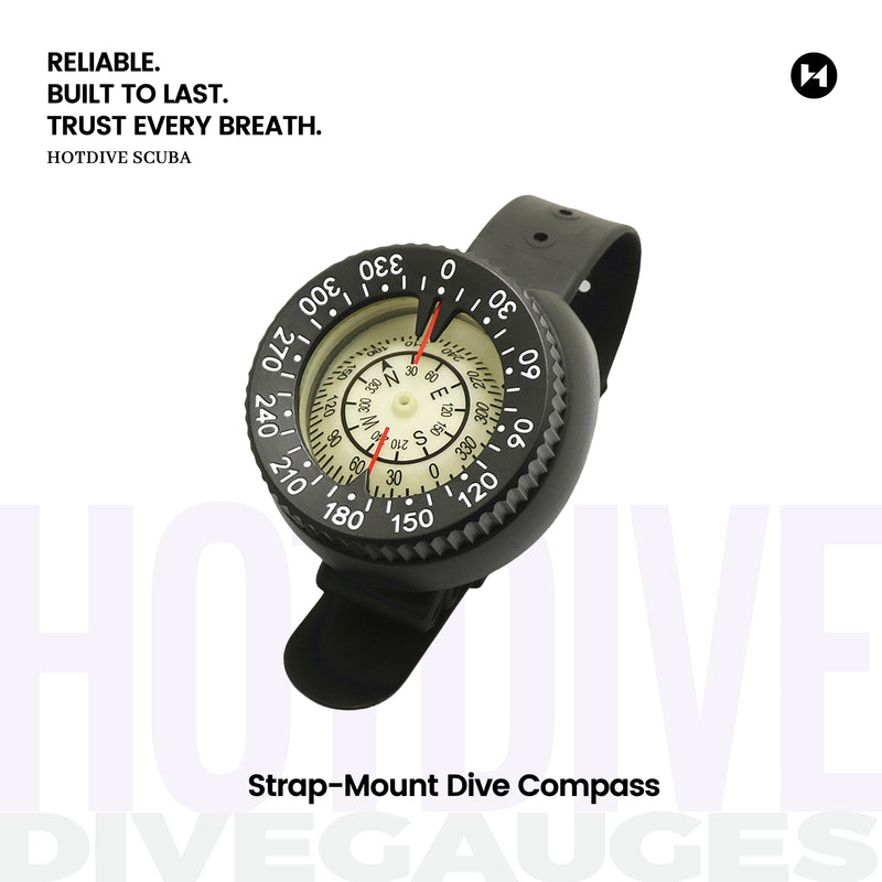 Strap-Mount Dive Compass - 1