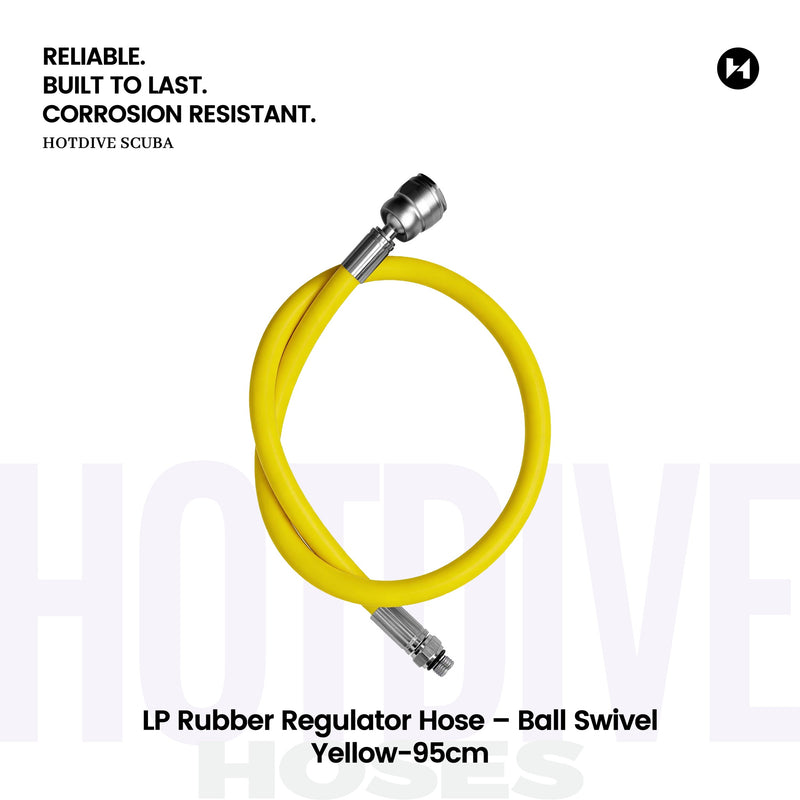 LP Rubber Regulator Hose – Ball Swivel - 18