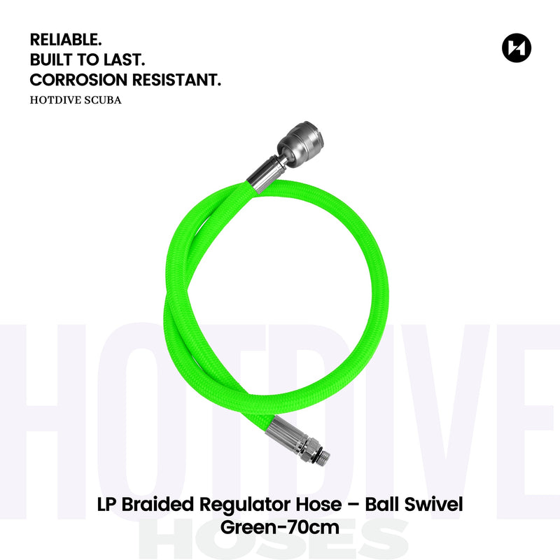 LP Braided Regulator Hose – Ball Swivel - 46