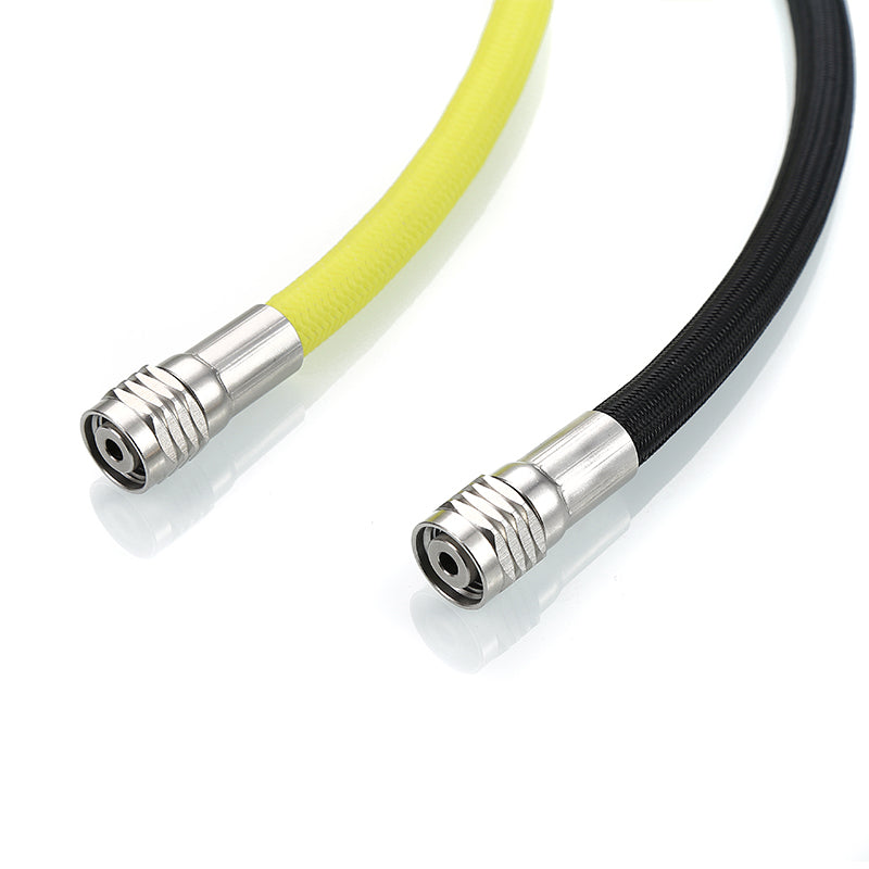 HOTDIVE Hi-flex Colorful Braided Low Pressure Second Stage Hose