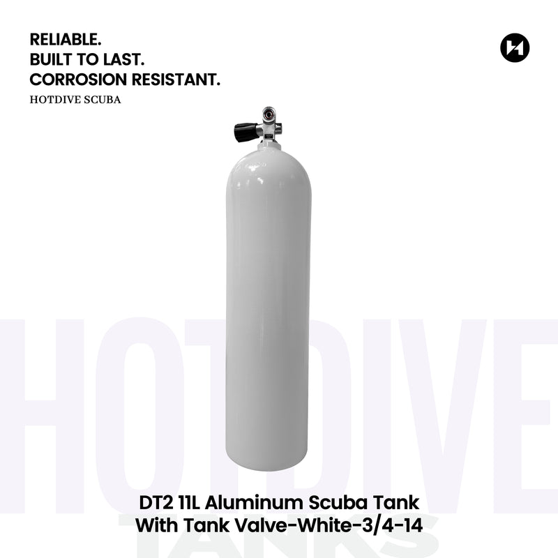 DT2 11L Aluminum Scuba Tank - 3