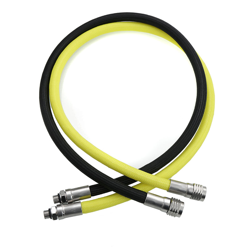 HOTDIVE Hi-flex Colorful Braided Low Pressure Second Stage Hose