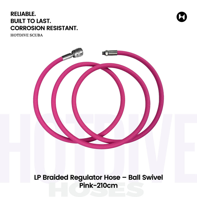 LP Braided Regulator Hose – Ball Swivel - 106