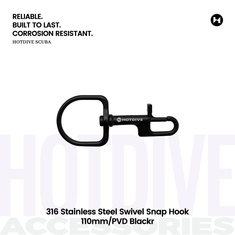316 Stainless Steel Swivel Snap Hook - 8