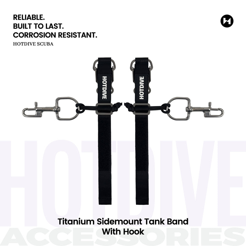 Titanium Sidemount Tank Band - 1