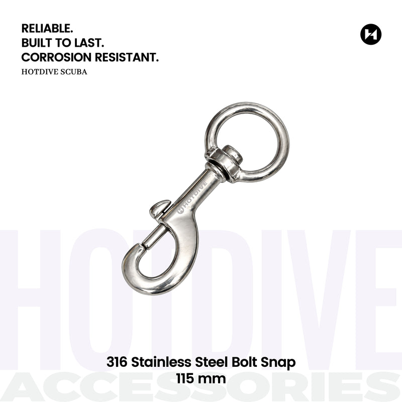 316 Stainless Steel Bolt Snap - 6
