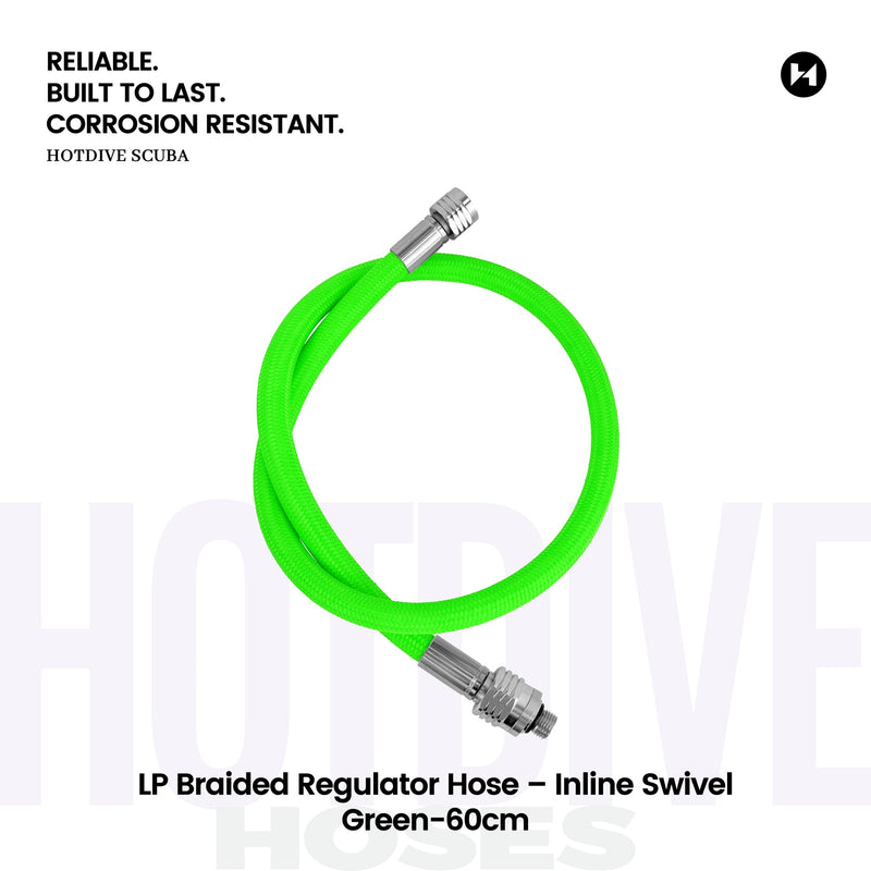 LP Braided Regulator Hose – Inline Swivel - 26