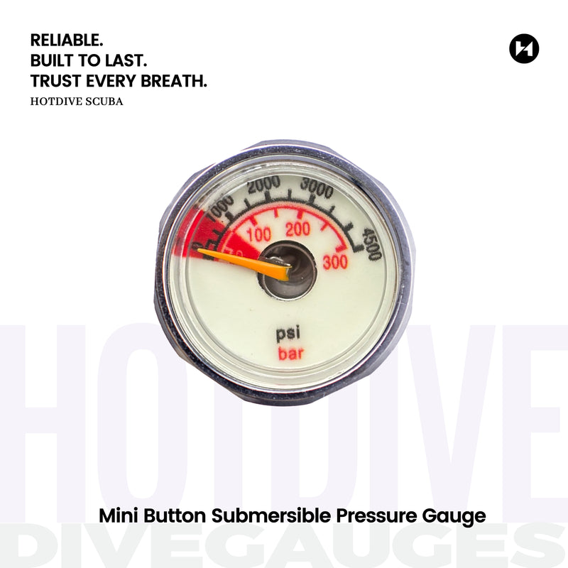 Mini Button Submersible Pressure Gauge - 2