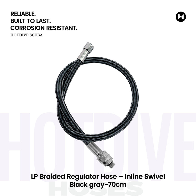 LP Braided Regulator Hose – Inline Swivel - 51