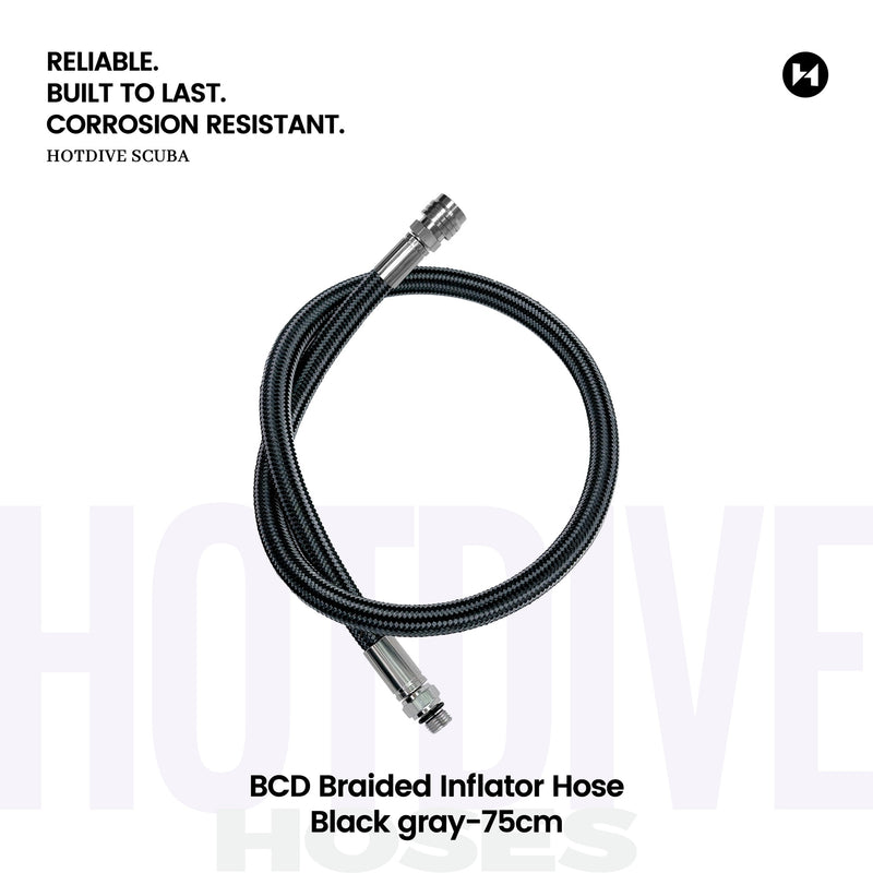 BCD Braided Inflator Hose - 70