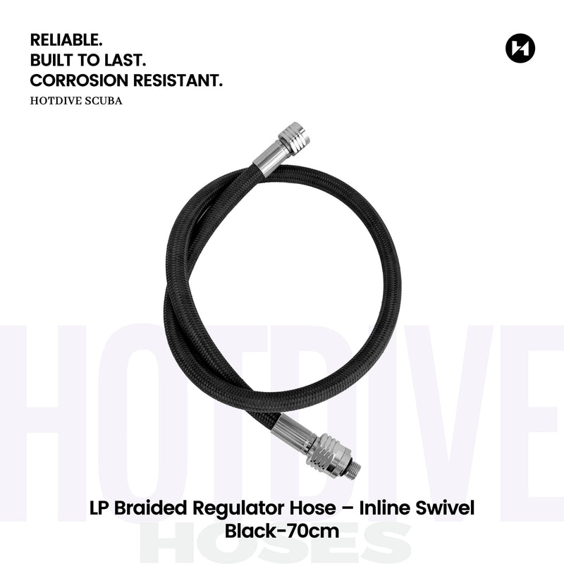 LP Braided Regulator Hose – Inline Swivel - 42