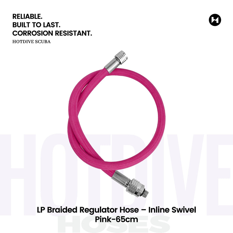 LP Braided Regulator Hose – Inline Swivel - 37