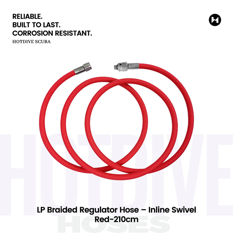 LP Braided Regulator Hose – Inline Swivel - 103