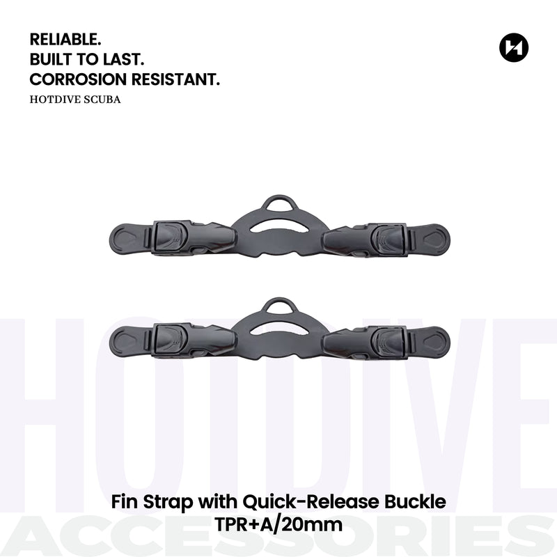 Fin Strap with Quick-Release Buckle - 2
