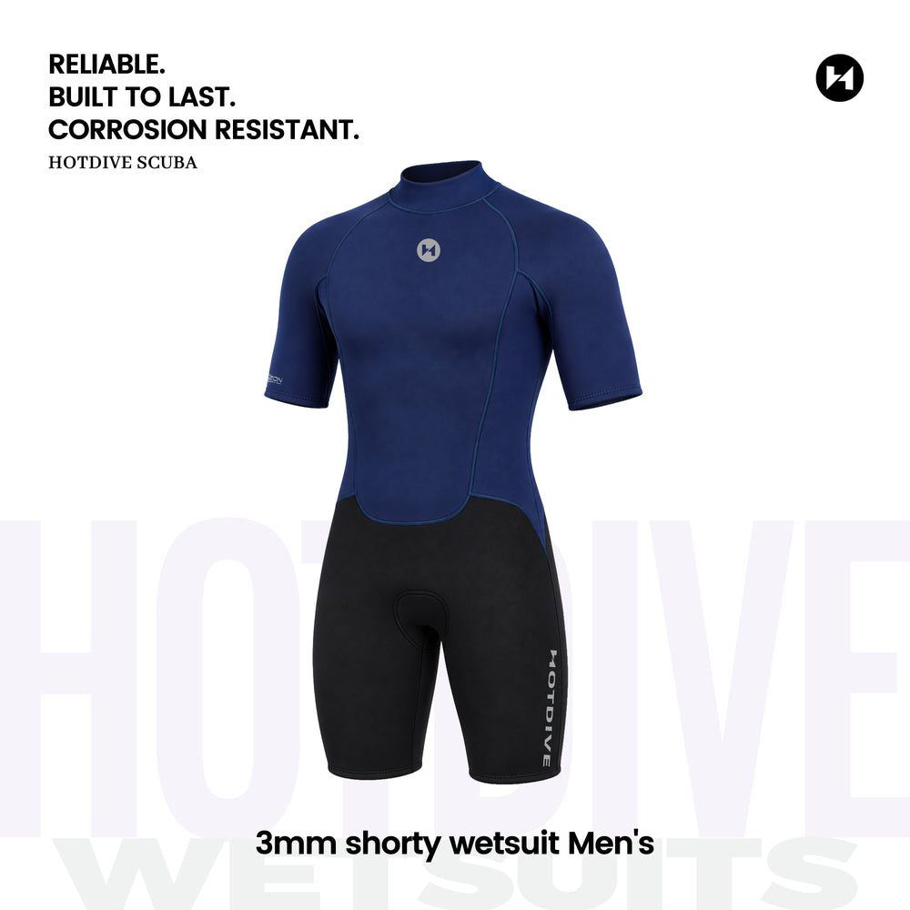 Men's 3mm Short-Sleeve Wetsuit