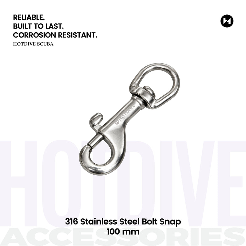 316 Stainless Steel Bolt Snap - 4