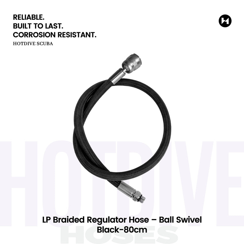 LP Braided Regulator Hose – Ball Swivel - 61