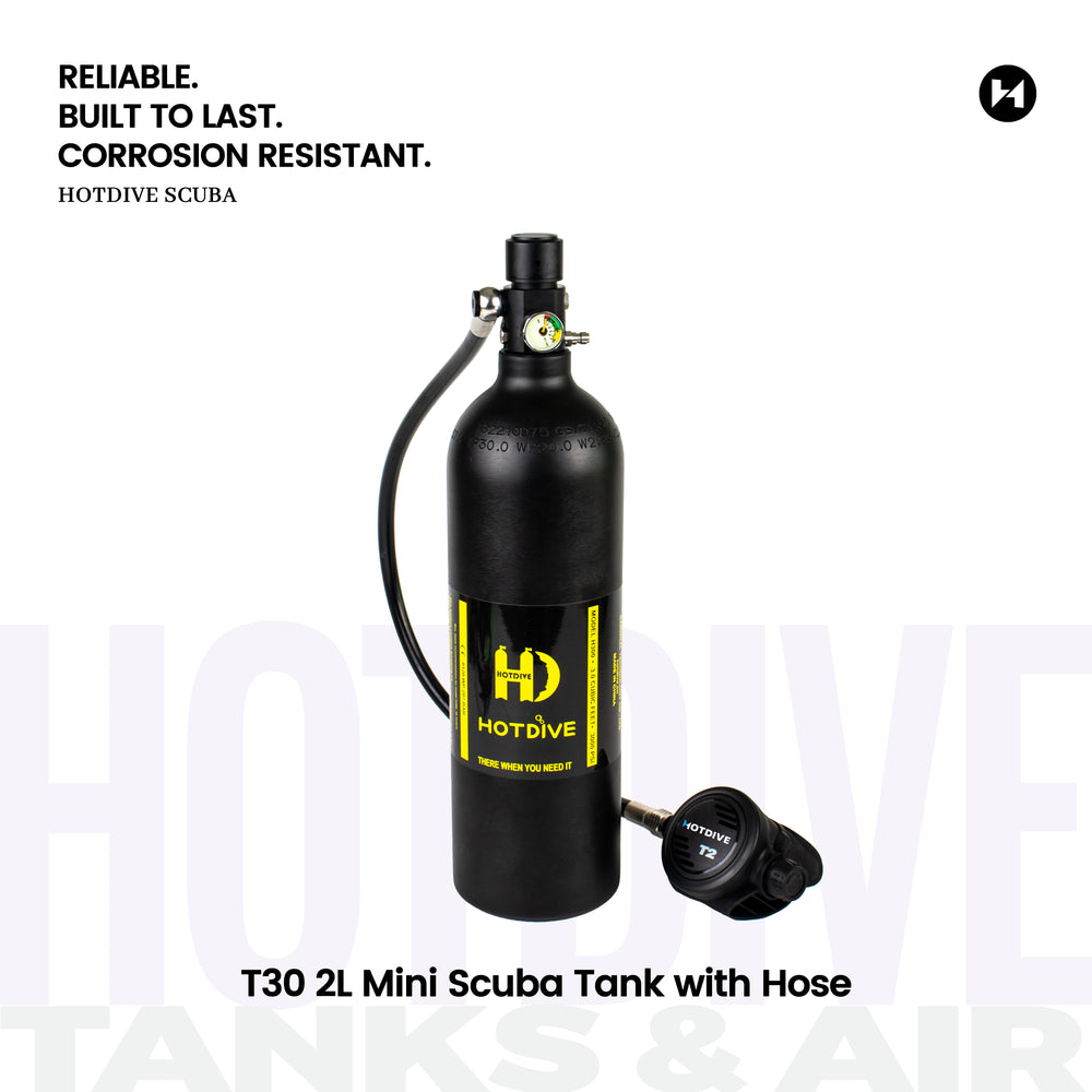 T30 2L Mini Scuba Tank with Hose