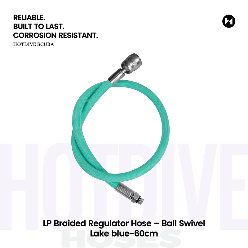 LP Braided Regulator Hose – Ball Swivel - 30