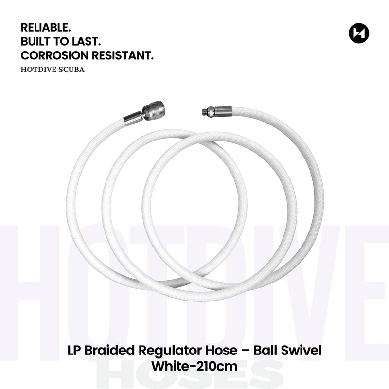 LP Braided Regulator Hose – Ball Swivel - 102