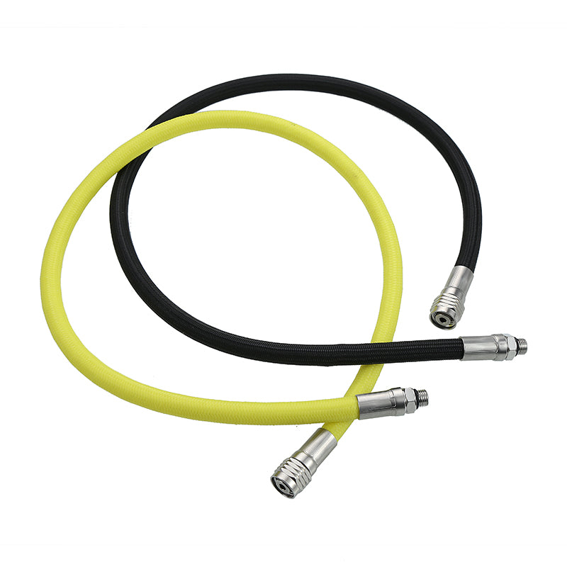HOTDIVE Hi-flex Colorful Braided Low Pressure Second Stage Hose