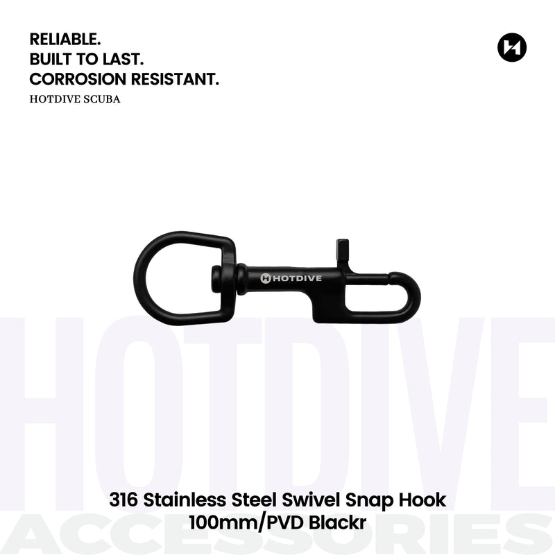 316 Stainless Steel Swivel Snap Hook - 6