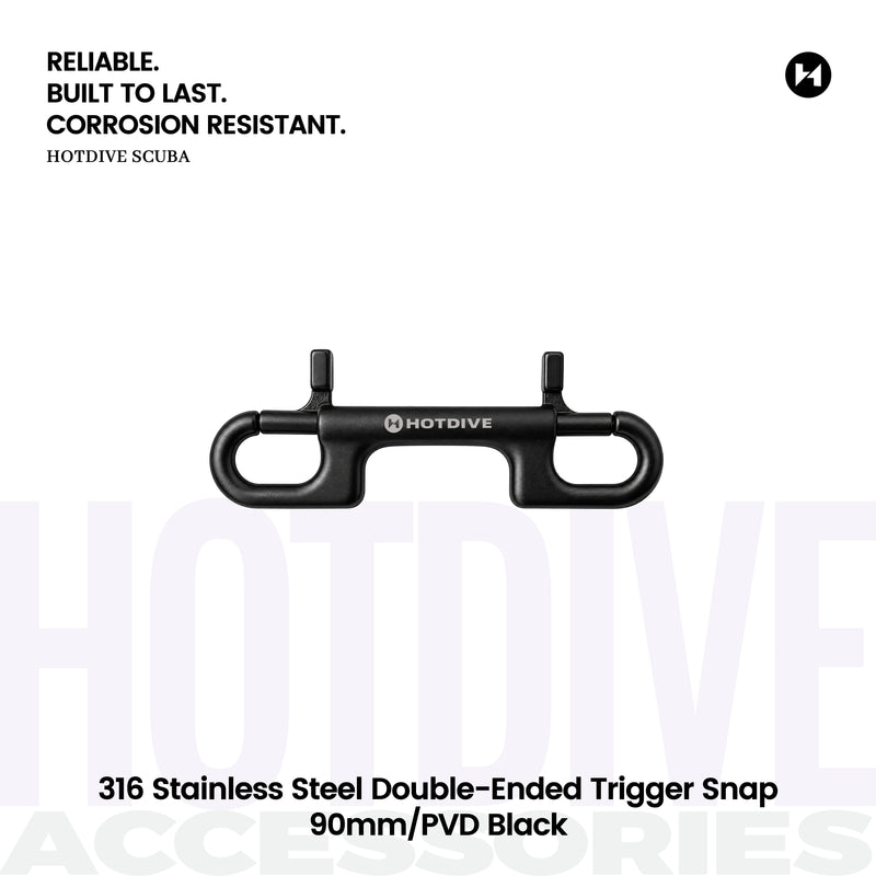 316 Stainless Steel Double-Ended Trigger Snap - 3