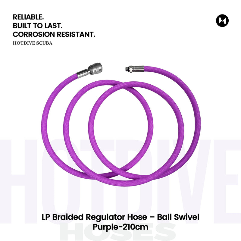 LP Braided Regulator Hose – Ball Swivel - 107