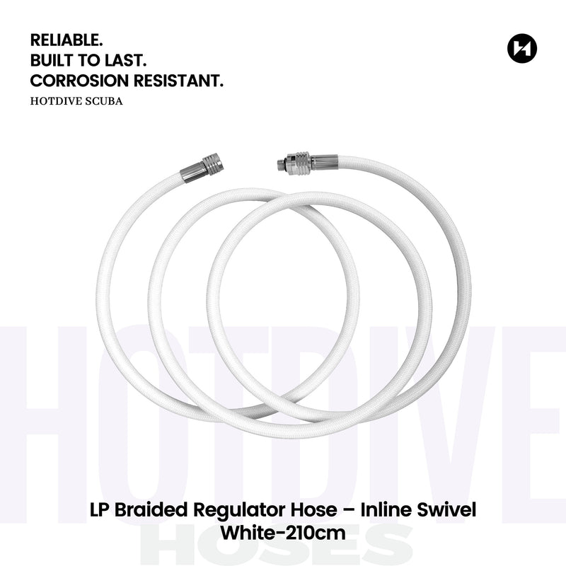 LP Braided Regulator Hose – Inline Swivel - 102