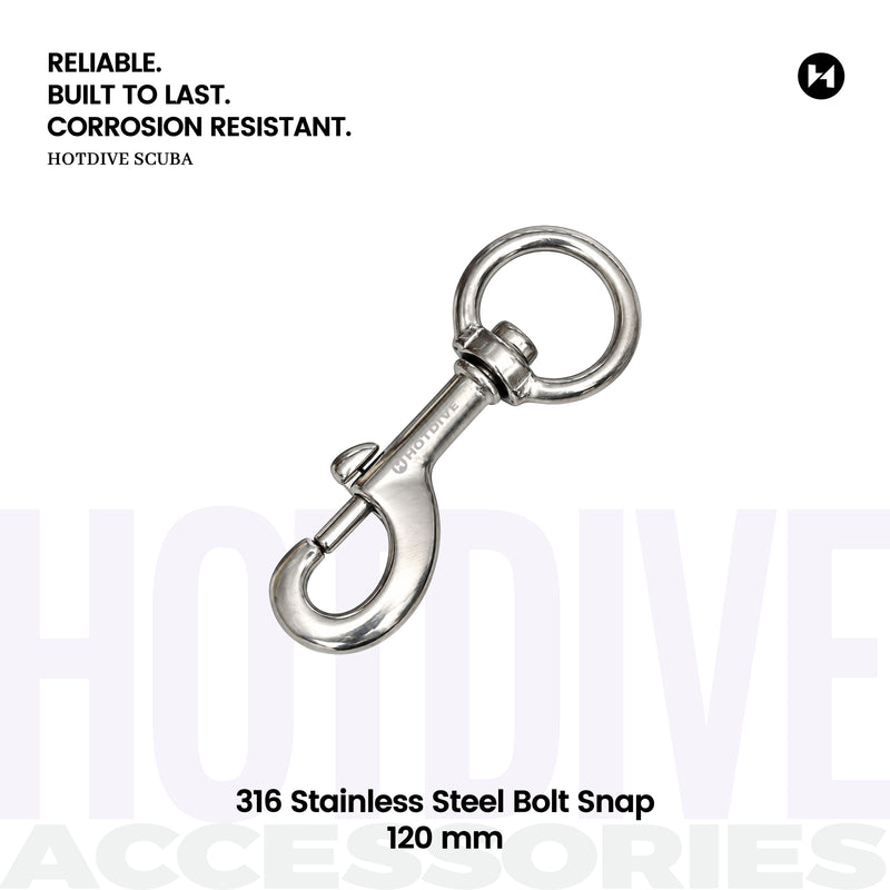 316 Stainless Steel Bolt Snap - 7