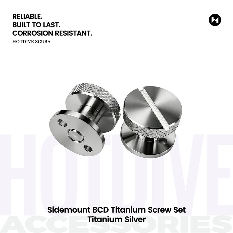Sidemount BCD Titanium Screw Set - 2