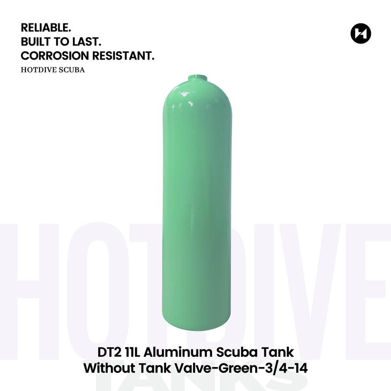 DT2 11L Aluminum Scuba Tank - 6