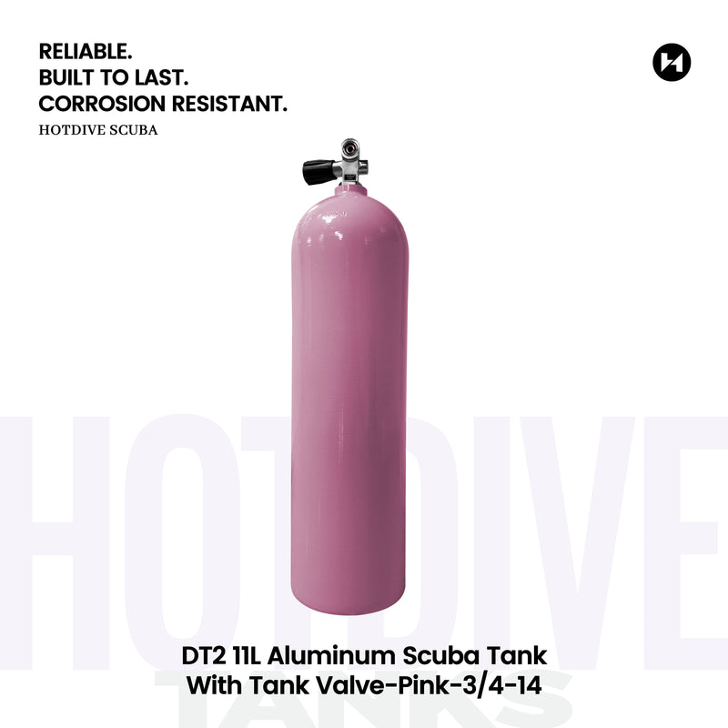 DT2 11L Aluminum Scuba Tank - 5