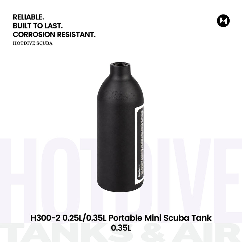 H300-2 0.25L/0.35L Portable Mini Scuba Tank - 2
