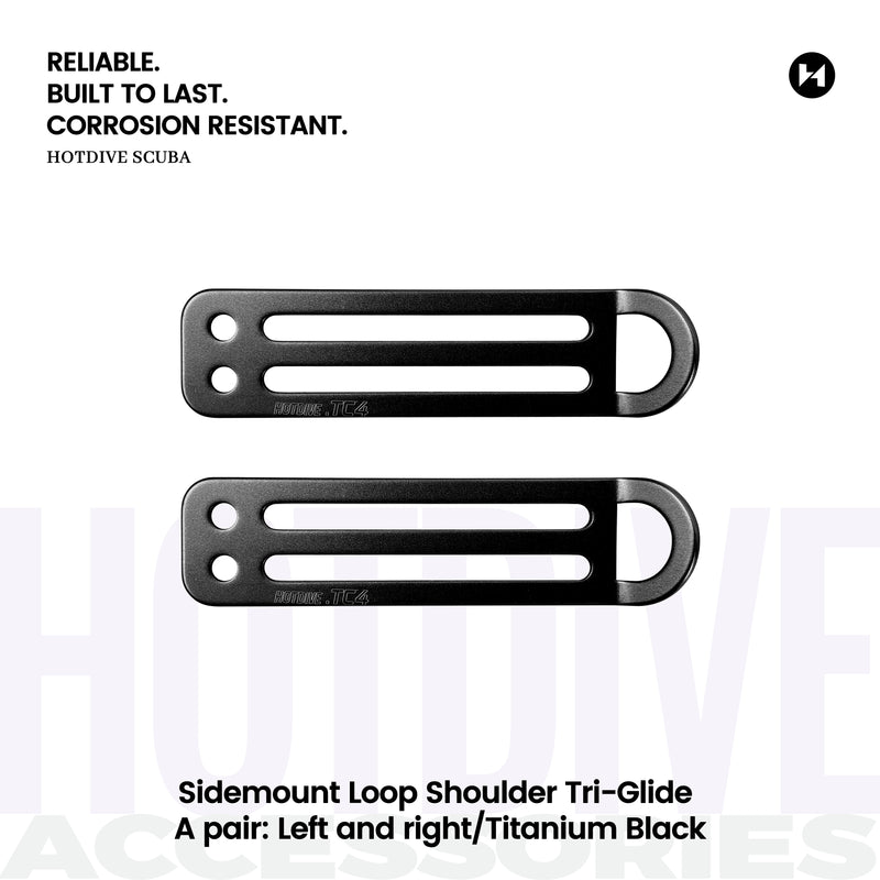 Sidemount Loop Shoulder Tri-Glide - 1