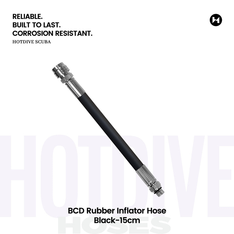 BCD Rubber Inflator Hose - 2
