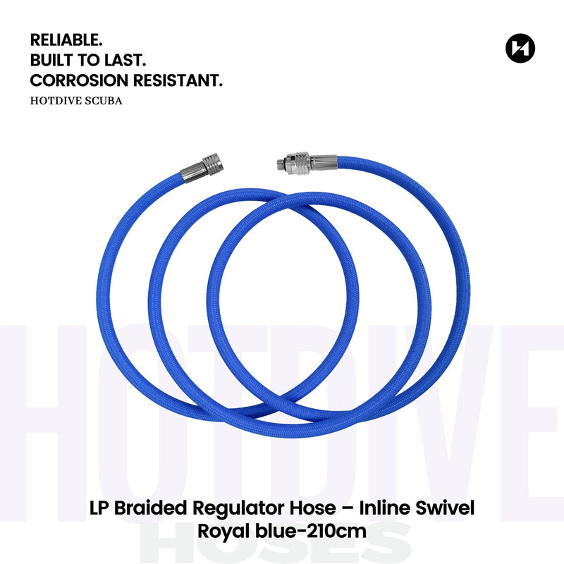 LP Braided Regulator Hose – Inline Swivel - 108