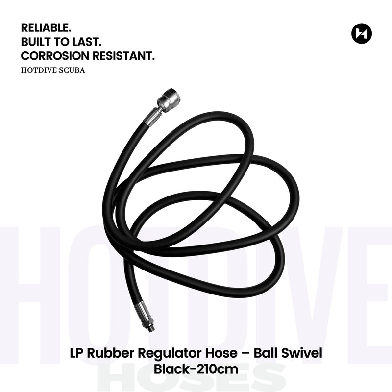 LP Rubber Regulator Hose – Ball Swivel - 21
