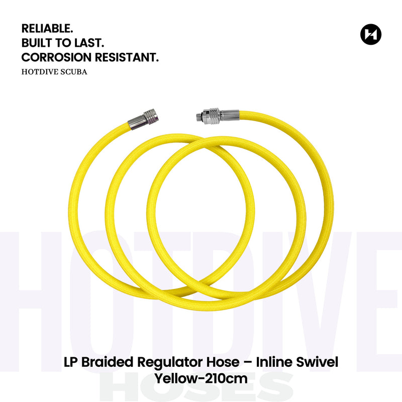 LP Braided Regulator Hose – Inline Swivel - 104
