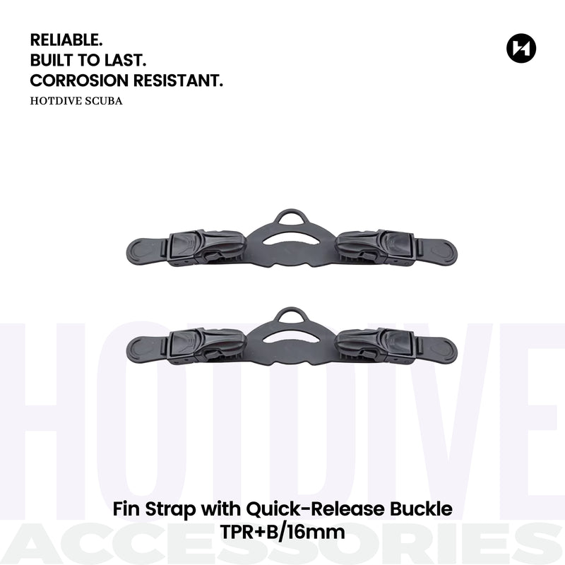 Fin Strap with Quick-Release Buckle - 3