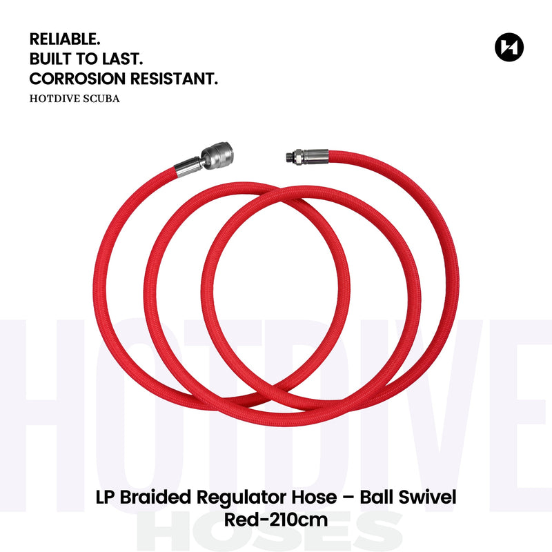 LP Braided Regulator Hose – Ball Swivel - 103