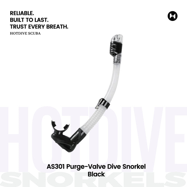 AS301 Purge-Valve Dive Snorkel