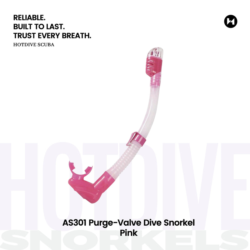 AS301 Purge-Valve Dive Snorkel - 3