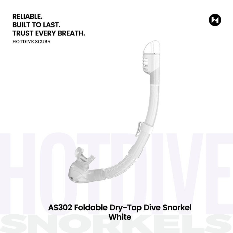 AS302 Foldable Dry-Top Dive Snorkel - 4